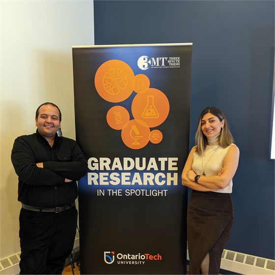 Three Minute Thesis, Ontario Tech University, March 2024